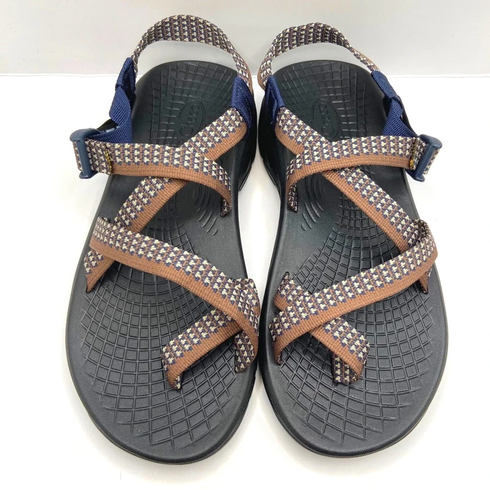 Chaco Men Z/Volv 2 Sandals 10 NWOB Traction Pinecone Strappy Hiking J106583